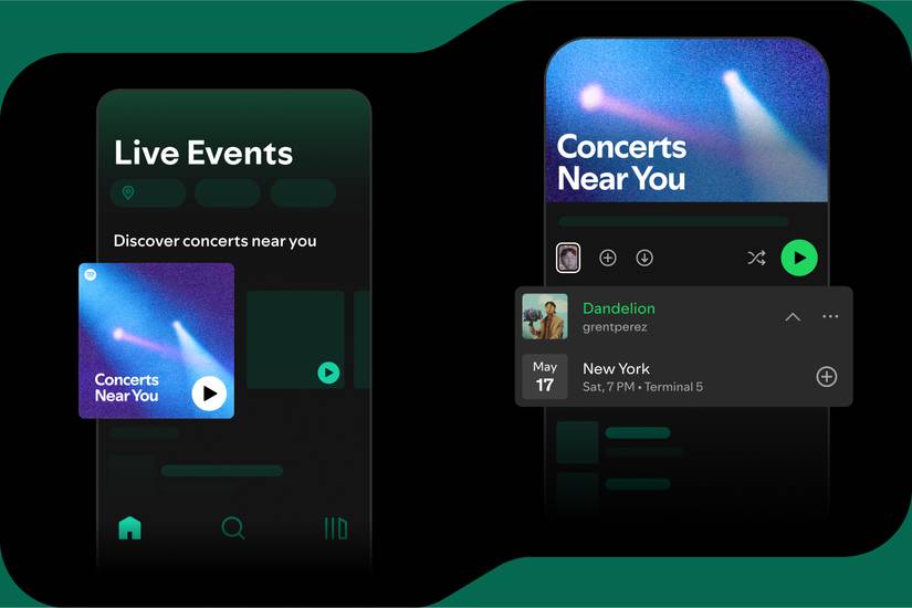 Spotify представя нов плейлист с концерти близо до вас