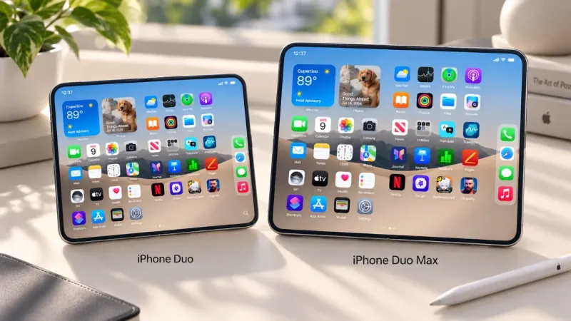 Apple подготвя по-голям iPhone Duo Max? Появиха се първите информации за следващия сгъваем модел