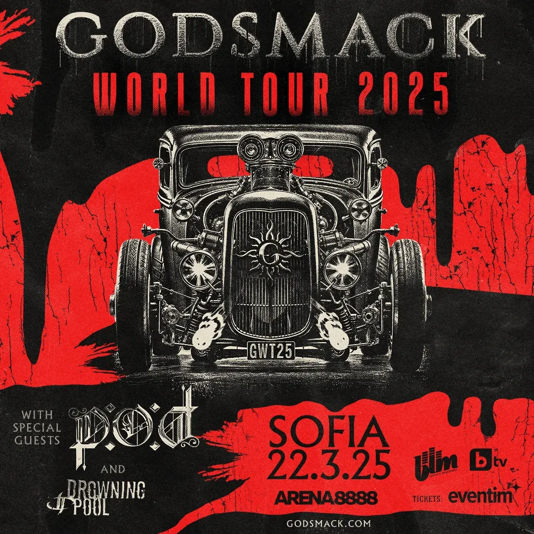 Godsmack стартират европейското си турне от България, снимка 1