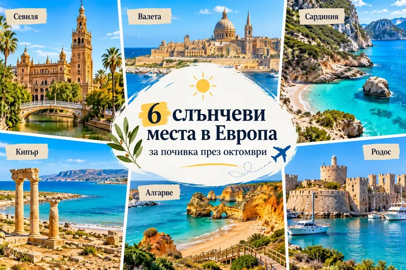 Къде е топло в Европа през октомври: 6 дестинации