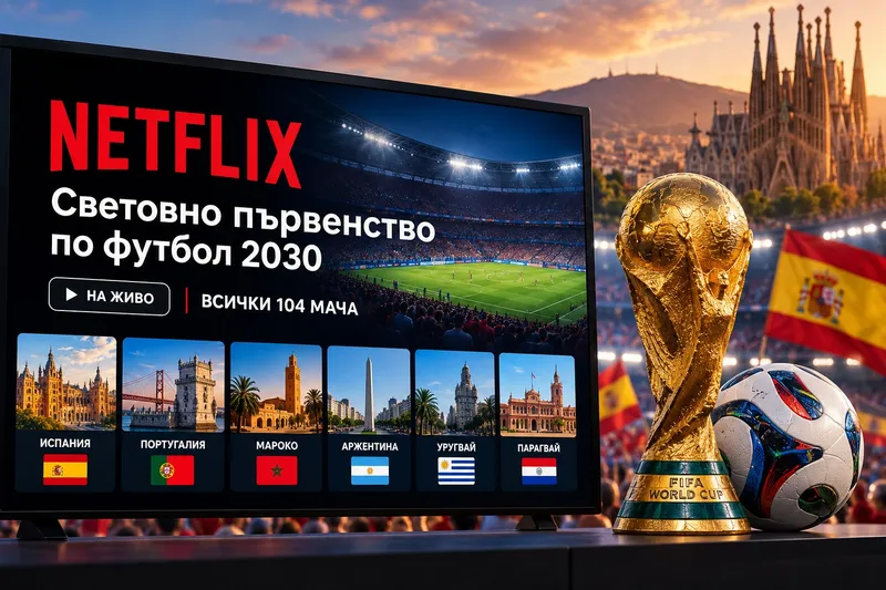 Netflix ще излъчва Мондиал 2030 в Испания и Андора
