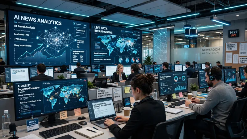 AI навлезе в нюзрумите, но носи риск за работните места