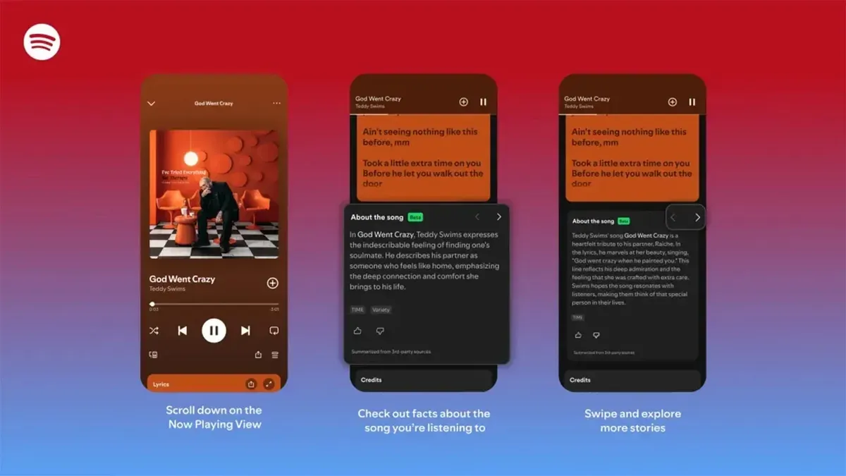 Spotify пуска функцията About the Song с любопитни факти за любимите хитове, снимка 1