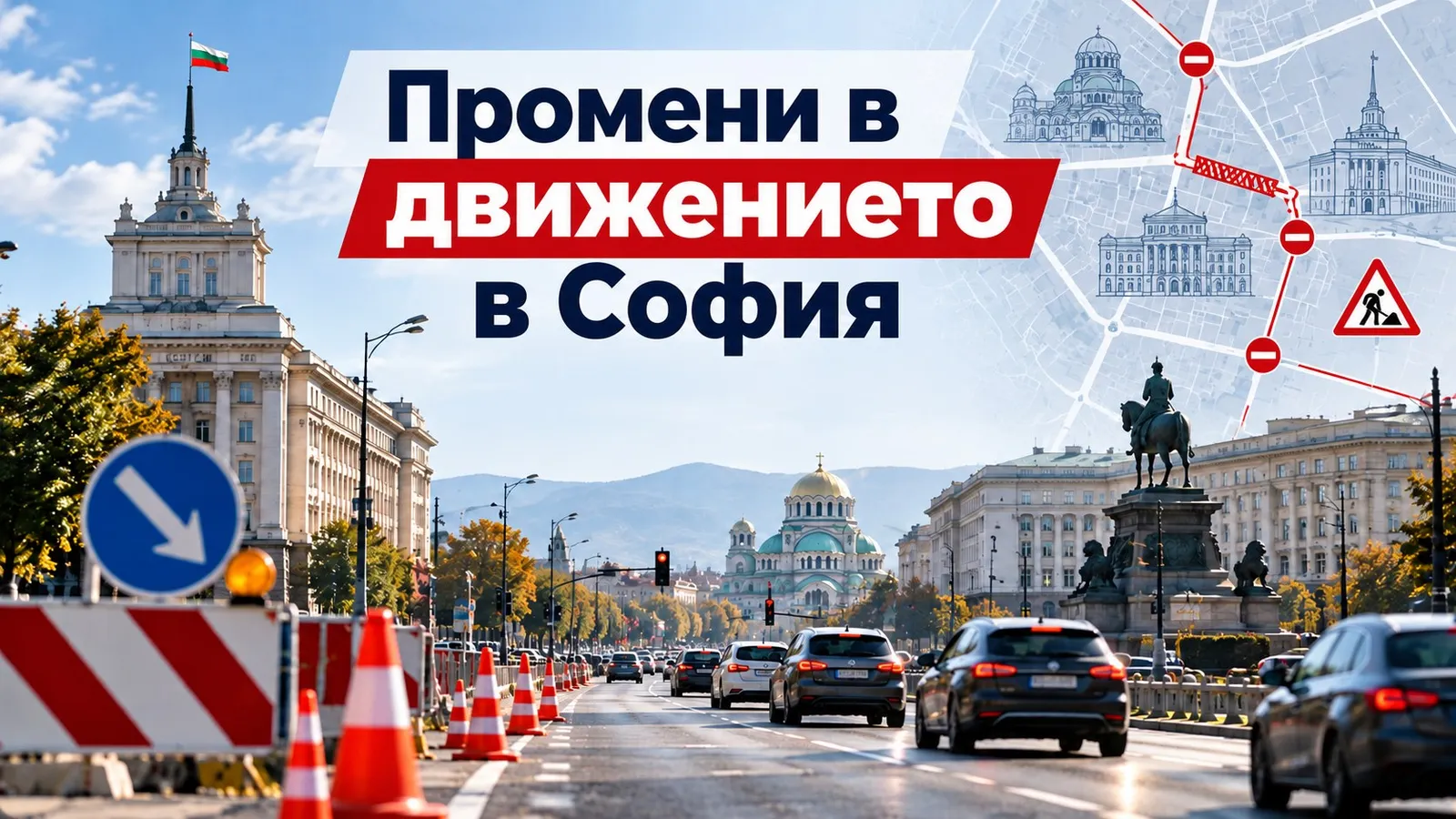 София с нови ограничения на движението до 21 октомври, снимка 1