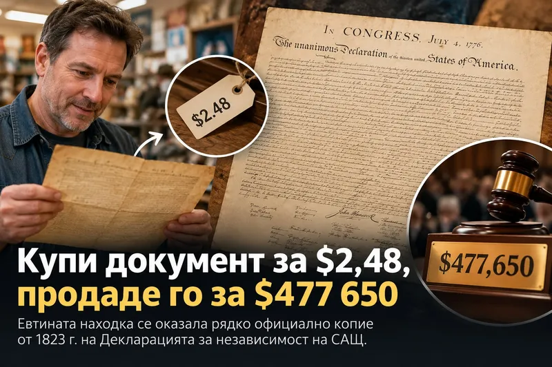 Купи документ за $2,48, продаде го за $477 650