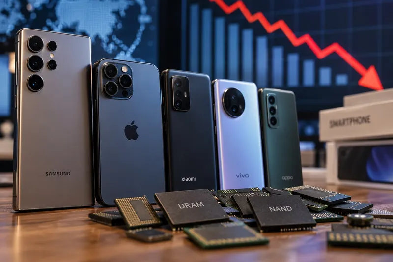 Световният пазар на смартфони се срина с 20%