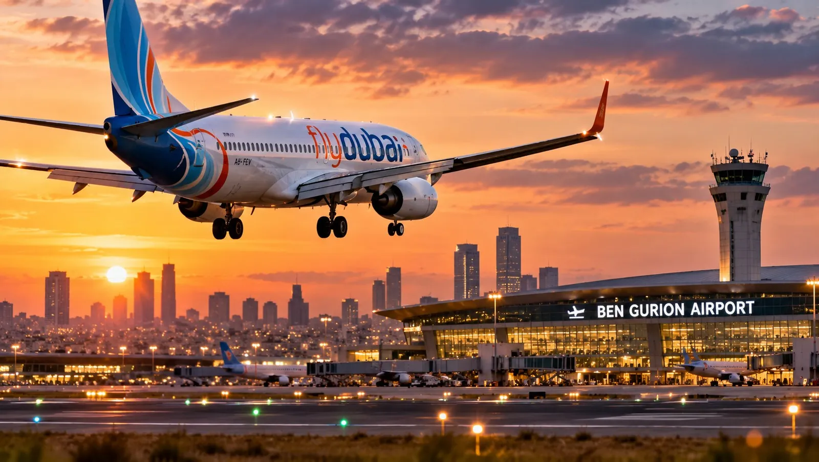 Разкрит планът за Flydubai: Целта била „Бен Гурион“, снимка 1